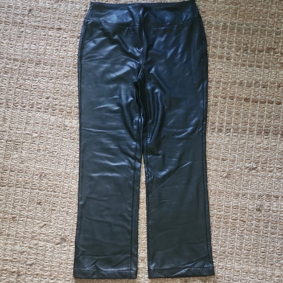 Time and Tru Black Wide Leg Pants - Picture 1 of 4